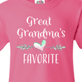 thumbnail image 4 of Inktastic Great Grandmas Favorite- Heart Great Grandchild Youth T-Shirt, 4 of 5