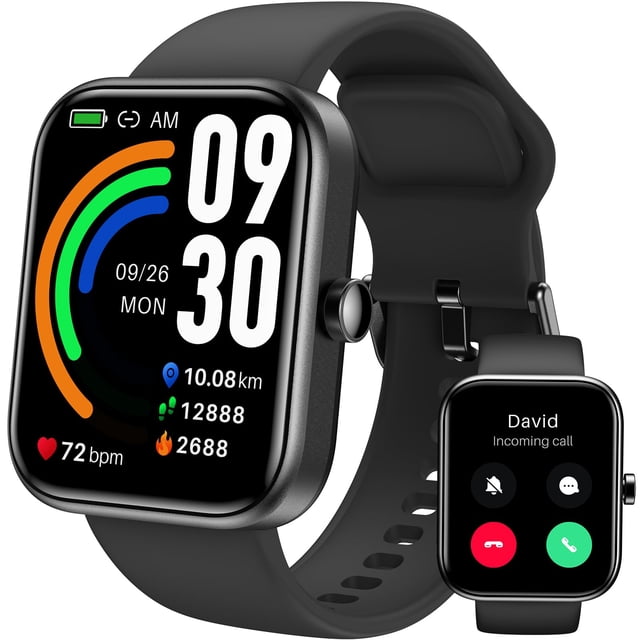 Reloj inteligente TOZO S3 con Bluetooth, rastreador de actividad física IP68, resistente al agua