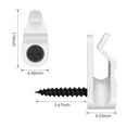 thumbnail image 4 of WANGQ String Light Hanger Hooks,Screw in Hooks for Hanging Christmas Light, Led Light Clips,50 Pack, 4 of 6