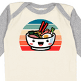 thumbnail image 4 of Inktastic Noodle Bowl Japanese Cute Ramen Kawaii Boys or Girls Long Sleeve Baby Bodysuit, 4 of 5