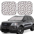 thumbnail image 1 of Easygdp Poodle Dog for 2 PCS Foldable Car Sun Shade Front Windshield Sun Protection Cover for Car, SUV, Truck-Large, 1 of 6