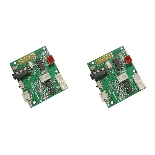 2X Producto MultifuncióN 5,2 MóDulo BT 5V 5W + 5Wtws Placa Amplificadora de Potencia 3.5Aux Placa PCBA InaláMbrica