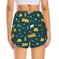 thumbnail image 4 of Goofa Camping Printed Women 2 in 1 Running Shorts,Quick Dry Athletic Workout Shorts,High Waisted Athletic Shorts with Liner Pockets-, 4 of 9