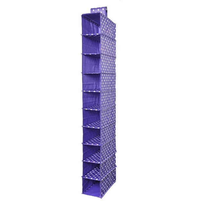 GROWTH TANK 10-Shelving Hanging Shelf Storage,Reusable,Oxford,Dust ,43x12''