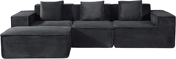 L shape modular sectional sofa