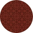 thumbnail image 1 of Ahgly Company Tapis d'Intérieur Lavables en Machine, Ronds Transitionnels Rouge Cramoisi, Ronds de 4', 1 of 7