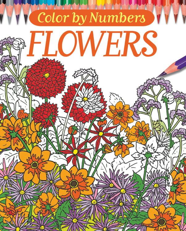 color by numbers flowers color by numbers flowers