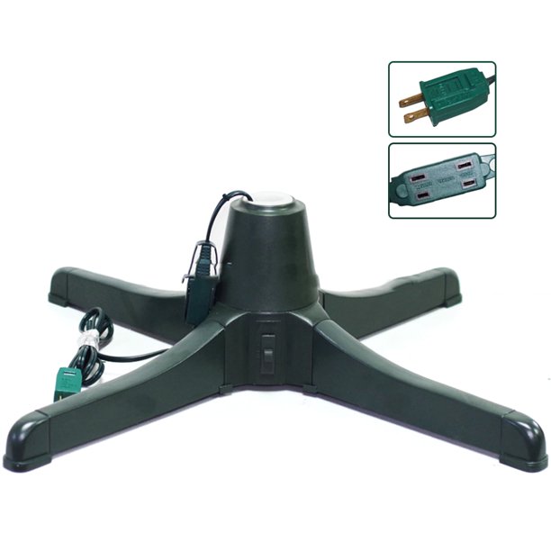Base Giratoria para Navidad Soporte Ajustable Plástico Fiesta