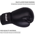 thumbnail image 4 of Kruzak Boxing Gloves for Kids 5-10 Years - Black - 6OZ, 4 of 5
