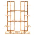 thumbnail image 4 of Large Thicker Bamboo Plant Stand Vertical Living Wall Flower Dispaly Rack Shelf, 4 of 8