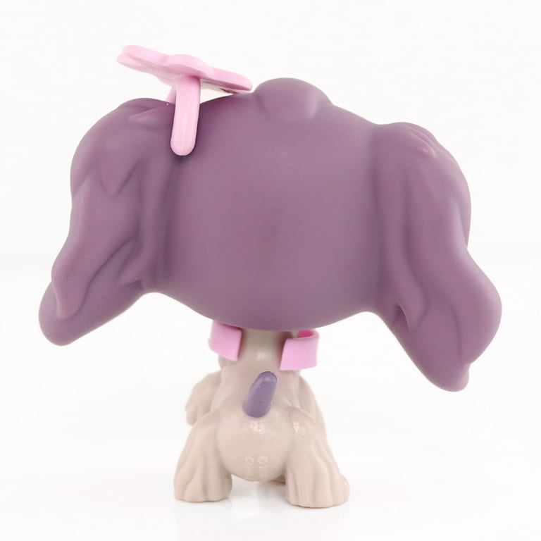 Littlest Pet Shop Cocker Spaniel #672 with a cute Gerbil and accessori