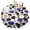 White-2, variant on Leopard Print Round Tablecloth 60x60in(153x153cm) – Waterproof Polyester Table Cover with Full Print Design, Wrinkle Resistant & Washable for Kitchen Dining Party Decor