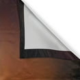 thumbnail image 3 of Ambesonne Space Kitchen Curtains, Skyline with Planet Sun, 55"x39", Orange Blue, 3 of 3