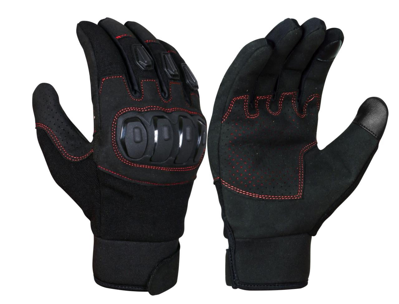 Qepae Bicycle Skeleton Pattern Full Finger warm cycling gloves black white DT 