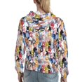 thumbnail image 7 of Sigee Colourful Horses for Women's Pullover Hoodie Sweatshirts Adult Casual Long Sleeve Sweatshirts ,Sizes S-2XL-Large, 7 of 7