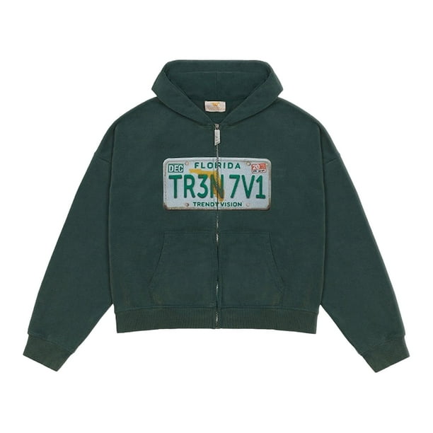 MHFRRA Sudadera con Capucha y Sudaderas para Hombre, Estilo Casual, Manga Larga, Corte Holgado, Sudadera Estampada para Uso Diario En Primavera, Otoño E Invierno Verde