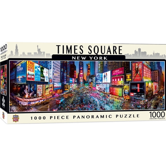 MasterPieces 1000 Piece Panoramic Jigsaw Puzzle - Times Square - 13"x39"