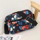 thumbnail image 5 of Bolso de mujer, bolso de madre, bolso de hombro de gran capacidad, bolso de puesto, bolso de mujer de mediana edad y anciana, bolso de mensajero de tela con flores, 5 of 6