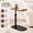 Walnut, variant on C Shaped Adjustable Height Side Table, 360° Swivel End Table for Couch, Laptop Desk for Sofa, Bed, Bathtub, Rotating Tabletop, Slide Table