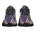 thumbnail image 5 of German Shepherd American flag Patriot Shoes Sneakers Black Size 10.5, 5 of 7