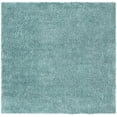 thumbnail image 7 of Unique Loom Davos Shag Collection Area Rug - Solid (7' 10" Square Aqua), 7 of 7