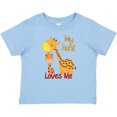 thumbnail image 3 of Inktastic My Aunt Loves Me Giraffe Boys or Girls Baby T-Shirt, 3 of 5