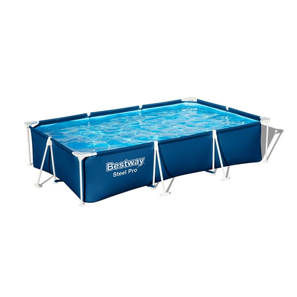 Alberca Estructural Rectangular Bestway 3.00 mts Plástico Resistente 3300 lts