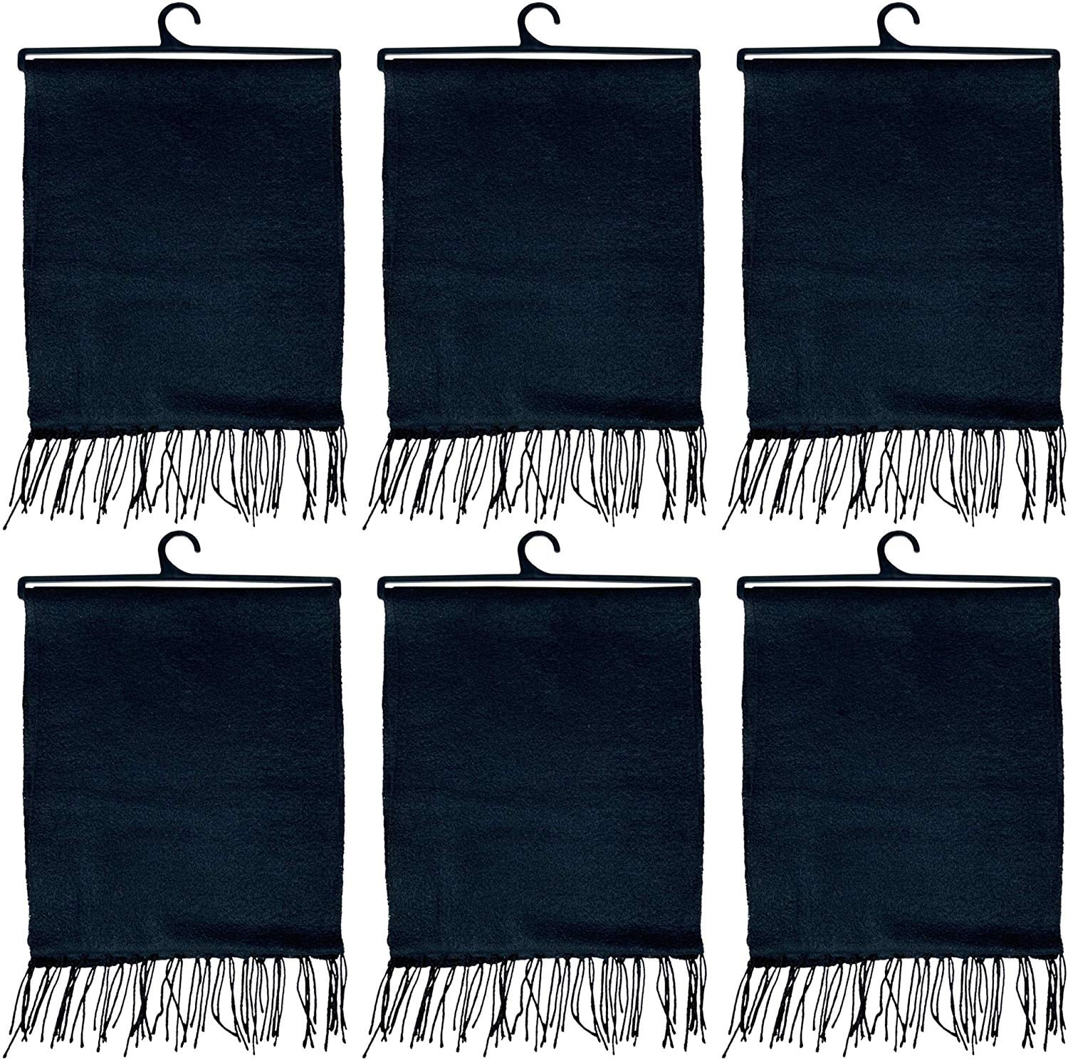 Unisex Black Plaid Stripe Design Yacht /& Smith Warm fleece kint Winter Neck Scarfs