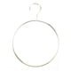 thumbnail image 1 of Round Metal Hangers Bikini Hangers Simple Belt Ring Hanger Scarf Hanger for Bedroom Closet(Golden), 1 of 5