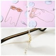 thumbnail image 4 of Women's Fashion Glasses Chain Spectacles Cords Eyewear Accessories Sunglasses Holder Pearl Eyeglass Chain Reading Glasses Lanyard, 4 of 9