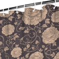 thumbnail image 3 of Pioneer Flower Floral Print Pattern Shower Curtain 84”x72", Bathroom Decorative Shower Curtain Set with 12 Hooks, Waterproof Washable, 3 of 6