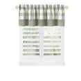 thumbnail image 2 of Kate Aurora Country Farmhouse Plaid Checkered Rod Pocket Window Valance - Assorted Colors, 2 of 3