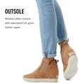 thumbnail image 5 of Sorel Womens Out N About III Leather Low-Top Casual And Fashion Sneakers, 5 of 6