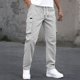 thumbnail image 1 of Ceisia Men's All-Season Solid Color Outdoor Gift Workwear Pants Multi-Pocket Elastic Drawstring Waist Breathable for Casual F itness Daily Wear, 1 of 9