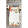 thumbnail image 3 of Ambesonne Shabby Flora Quilted Bedspread Set 2 Pcs, Soft Flower Petals, Twin Size, Multicolor, 3 of 3