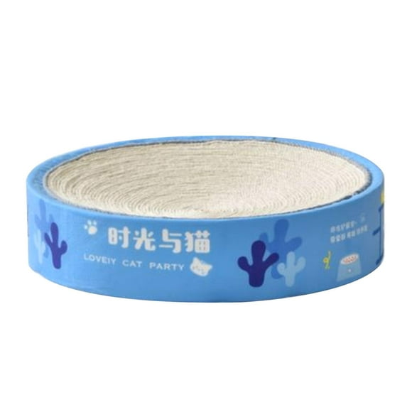 Tablero rascador para gatos, tabla para rascar, salón para rascar, cama para jugar, gatito en reposo, tumbona para gatos pequeños, medianos y grandes azul