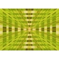 thumbnail image 1 of Ahgly Company Machine Washable Indoor Rectangle Transitional Dark Yellow Green Area Rugs, 2' x 3', 1 of 7
