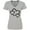 AC-Heather Grey, variant on Inktastic Three Black Hearts Women's V-Neck T-Shirt