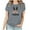Gray, variant on Puntoco Plus Size Tops Easter Shirt for Women Happy Easter Egg Tee Cute Bunny Graphic Funny Letter Print Casual Short Sleeves Tee Tops White XL(XL)