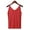 Red, variant on QUINDOS Womens Tank Tops Plus Size Army Green Ribbed Cotton Ladies Summer Printed Sleeveless Round Neck Tank Tops Round Neck Tank Top Camisoles for Women