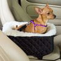 Snoozer Pet Products Luxury Console Dog Car Seat, Large,  Palmer Indigo, Show Dog Microsuede