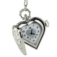 thumbnail image 5 of Elegant Heart Locket Pocket Watch Necklace Women's Style Timepiece with Chain for Ladies Fashion Accessory, 5 of 7