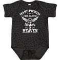 thumbnail image 3 of Inktastic Handpicked for Earth by My Sister in Heaven with Angel Wings Boys or Girls Baby Bodysuit, 3 of 5