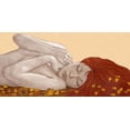 thumbnail image 2 of Gouskova, Olga 24x14 Black Ornate Wood Framed with Double Matting Museum Art Print Titled - Sweet Dreams, 2 of 4
