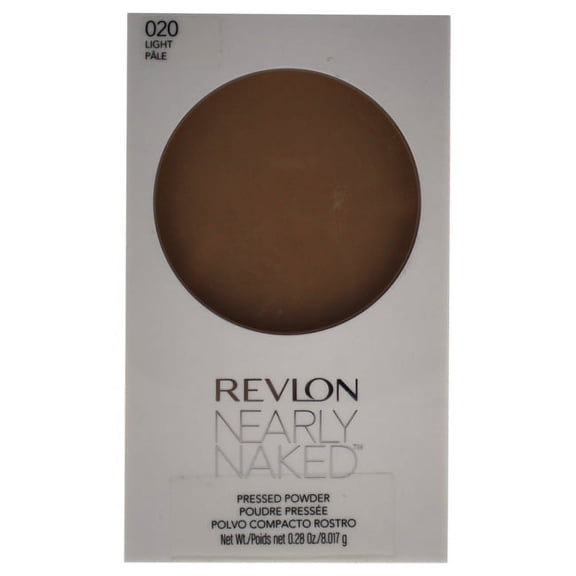 Nearly Naked Pressed Powder - # 020 Light by Revlon for Women - 0.28 oz Powder