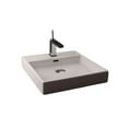 thumbnail image 2 of Plain 45W.01 Wall Mount Bathroom Sink in Ceramic White with One Faucet Hole, 2 of 2