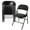 Black, variant on Elama 4 Piece Metal Folding Chair with Padded Seats in Black
