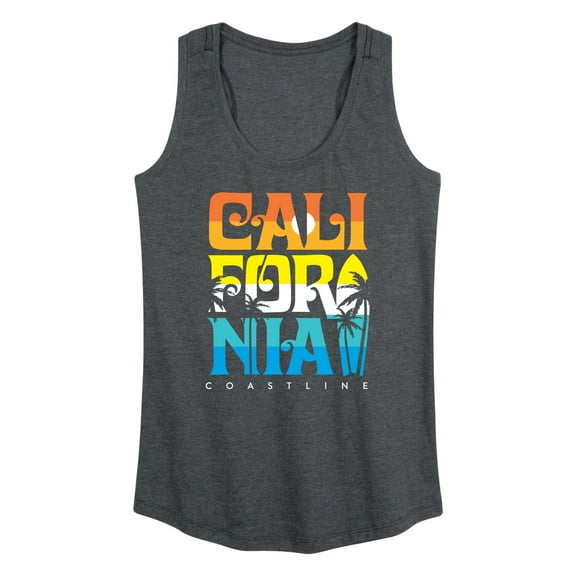Instant Message - California Coastline - Women's Racerback Tank Top