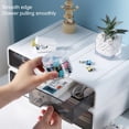 thumbnail image 4 of xinxixnxx 1/2/3 White Space-saving Desk Storage Box - Multi-layer For Efficient Storage Stylish Organized Durable white S 1 1 Pc, 4 of 6