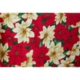thumbnail image 4 of Saro Lifestyle Poinsettia Print Tablecloth, 4 of 4